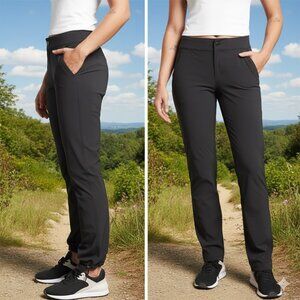 Athleta Women's Black Versatile Trekkie Hike Pant, Size 16 Tall / Long